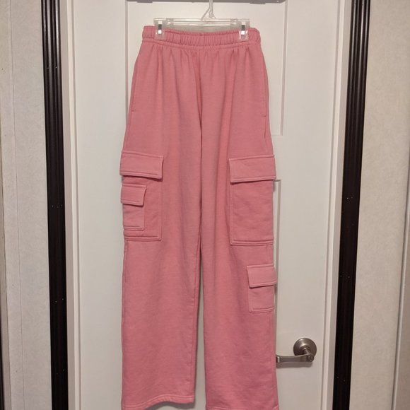 Pink cargo sweatpants - Picture 2 of 7